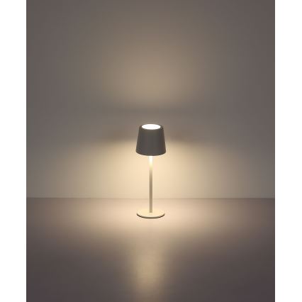 Globo 58482W-LED Lampada da tavolo ricaricabile da esterno dimmerabile VAN. 2W/5V 2200mAh IP44 bianco