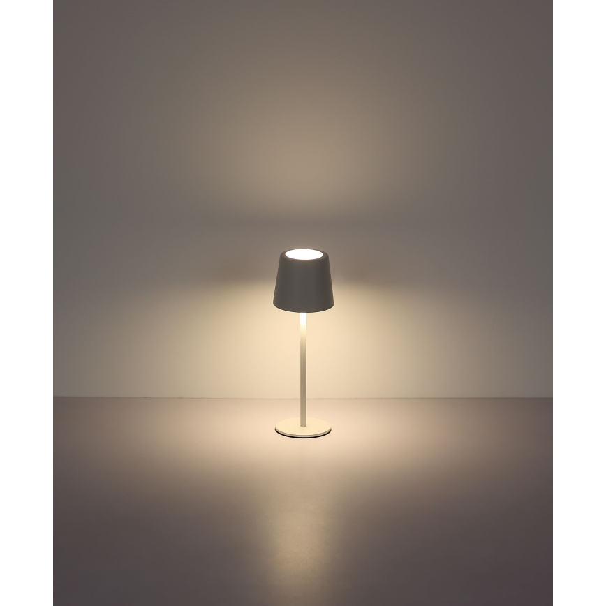 Globo 58482W-LED Lampada da tavolo ricaricabile da esterno dimmerabile VAN. 2W/5V 2200mAh IP44 bianco