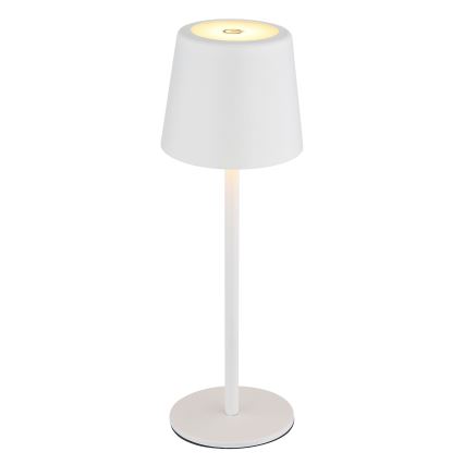 Globo 58482W-LED Lampada da tavolo ricaricabile da esterno dimmerabile VAN. 2W/5V 2200mAh IP44 bianco