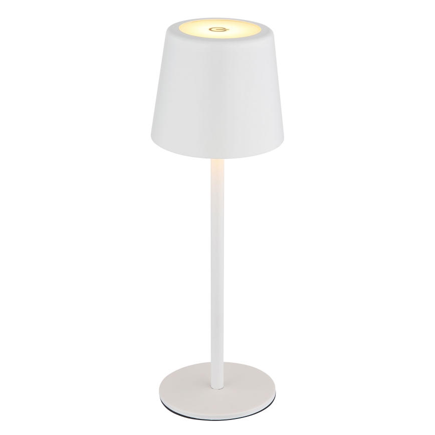Globo 58482W-LED Lampada da tavolo ricaricabile da esterno dimmerabile VAN. 2W/5V 2200mAh IP44 bianco