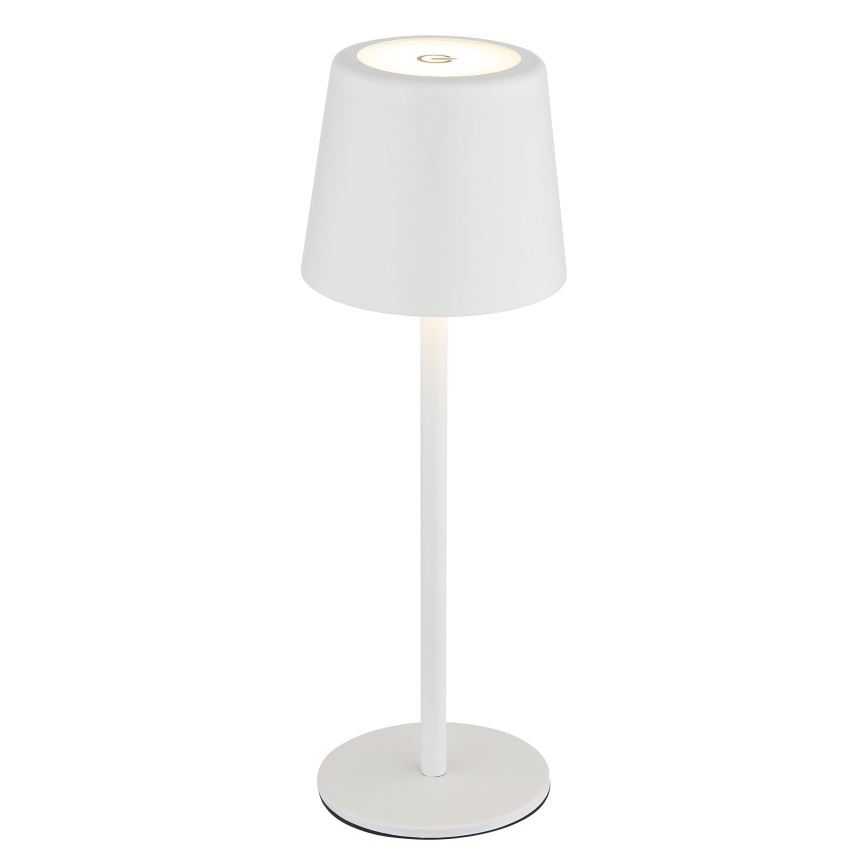 Globo 58482W-LED Lampada da tavolo ricaricabile da esterno dimmerabile VAN. 2W/5V 2200mAh IP44 bianco
