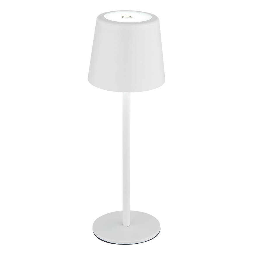 Globo 58482W-LED Lampada da tavolo ricaricabile da esterno dimmerabile VAN. 2W/5V 2200mAh IP44 bianco