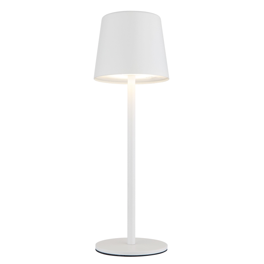 Globo 58482W-LED Lampada da tavolo ricaricabile da esterno dimmerabile VAN. 2W/5V 2200mAh IP44 bianco