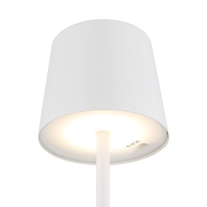 Globo 58482W-LED Lampada da tavolo ricaricabile da esterno dimmerabile VAN. 2W/5V 2200mAh IP44 bianco