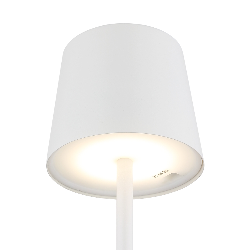 Globo 58482W-LED Lampada da tavolo ricaricabile da esterno dimmerabile VAN. 2W/5V 2200mAh IP44 bianco