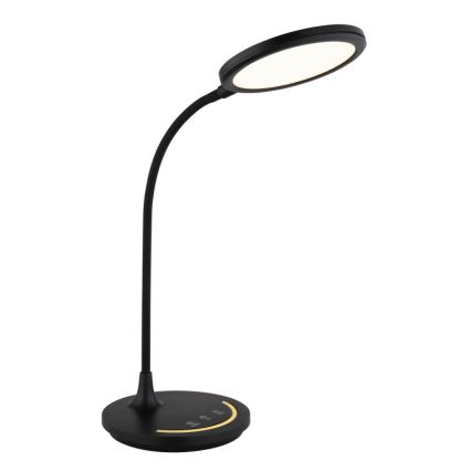 Globo - Lampada da tavolo LED Dimmerabile flessibile LED/12W/230V 3000/4000/6500K CRI 90 nero