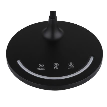 Globo - Lampada da tavolo LED Dimmerabile flessibile LED/12W/230V 3000/4000/6500K CRI 90 nero