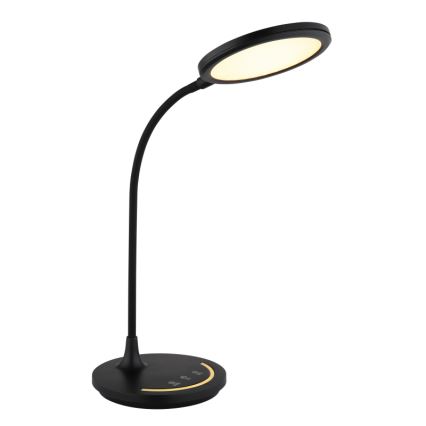 Globo - Lampada da tavolo LED Dimmerabile flessibile LED/12W/230V 3000/4000/6500K CRI 90 nero