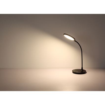 Globo - Lampada da tavolo LED Dimmerabile flessibile LED/12W/230V 3000/4000/6500K CRI 90 nero