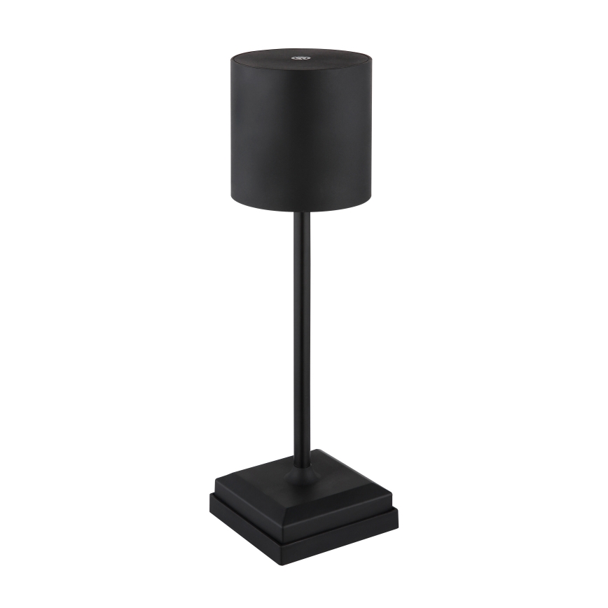 Globo - Lampada da tavolo ricaricabile a LED dimmerabile a sfioramento LED/1,5W/5V 2200 mAh nera