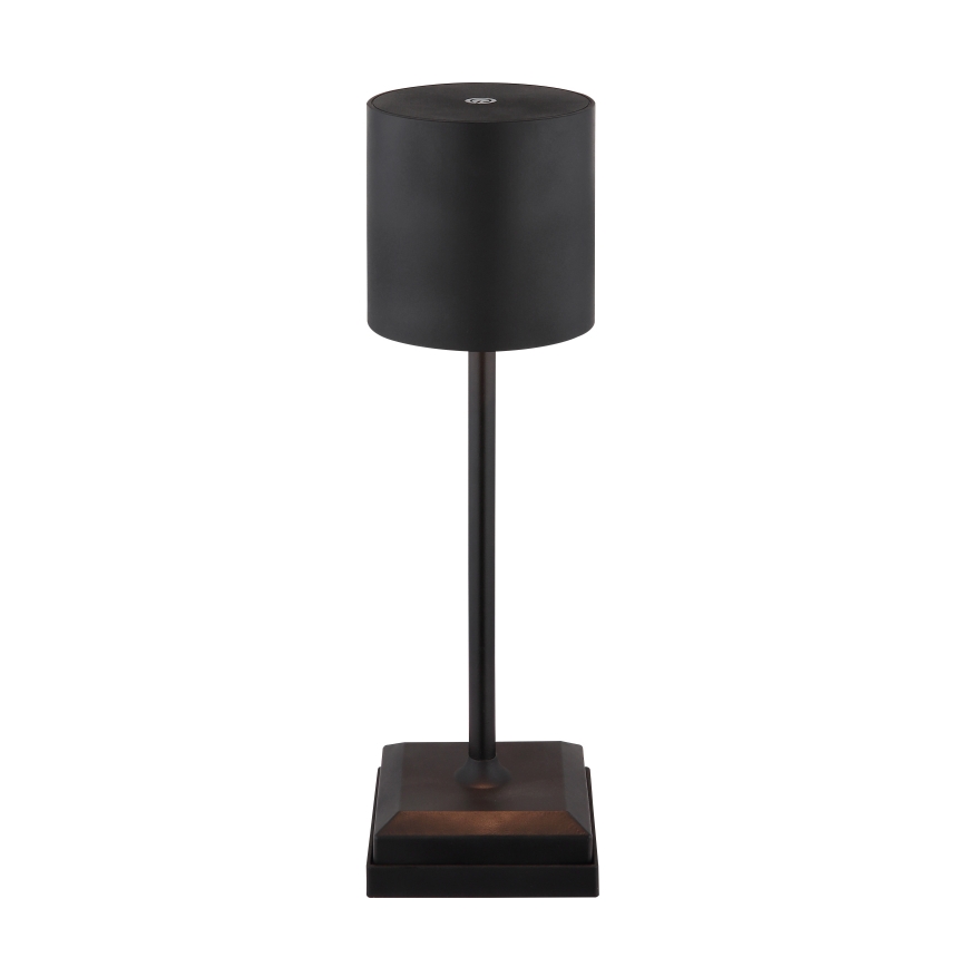 Globo - Lampada da tavolo ricaricabile a LED dimmerabile a sfioramento LED/1,5W/5V 2200 mAh nera