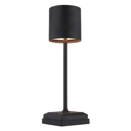 Globo - Lampada da tavolo ricaricabile a LED dimmerabile a sfioramento LED/1,5W/5V 2200 mAh nera