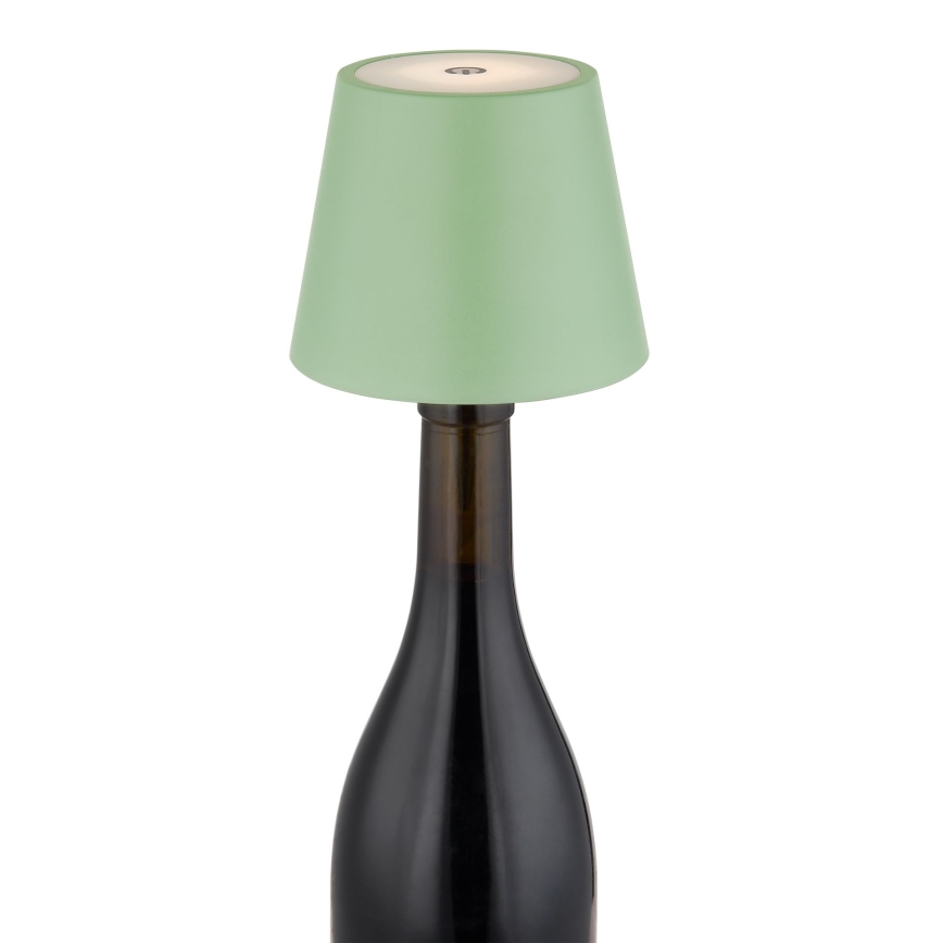Globo - Lampada da tavolo ricaricabile per esterni dimmerabile a sfioramento 3-in-1 LED/3W/5V 3000/4000/5000K IP54 1800 mAh verde