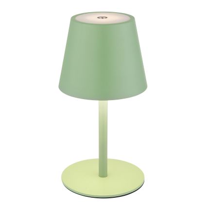 Globo - Lampada da tavolo ricaricabile per esterni dimmerabile a sfioramento 3-in-1 LED/3W/5V 3000/4000/5000K IP54 1800 mAh verde