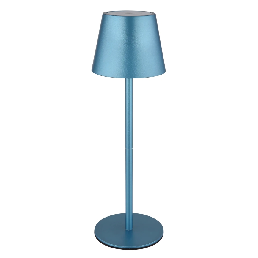 Globo - LED lampada da tavolo ricaricabile da esterno dimmerabile a tocco 3 in 1 LED/3W/5V 3000/4000/5000K IP54 1800 mAh blu