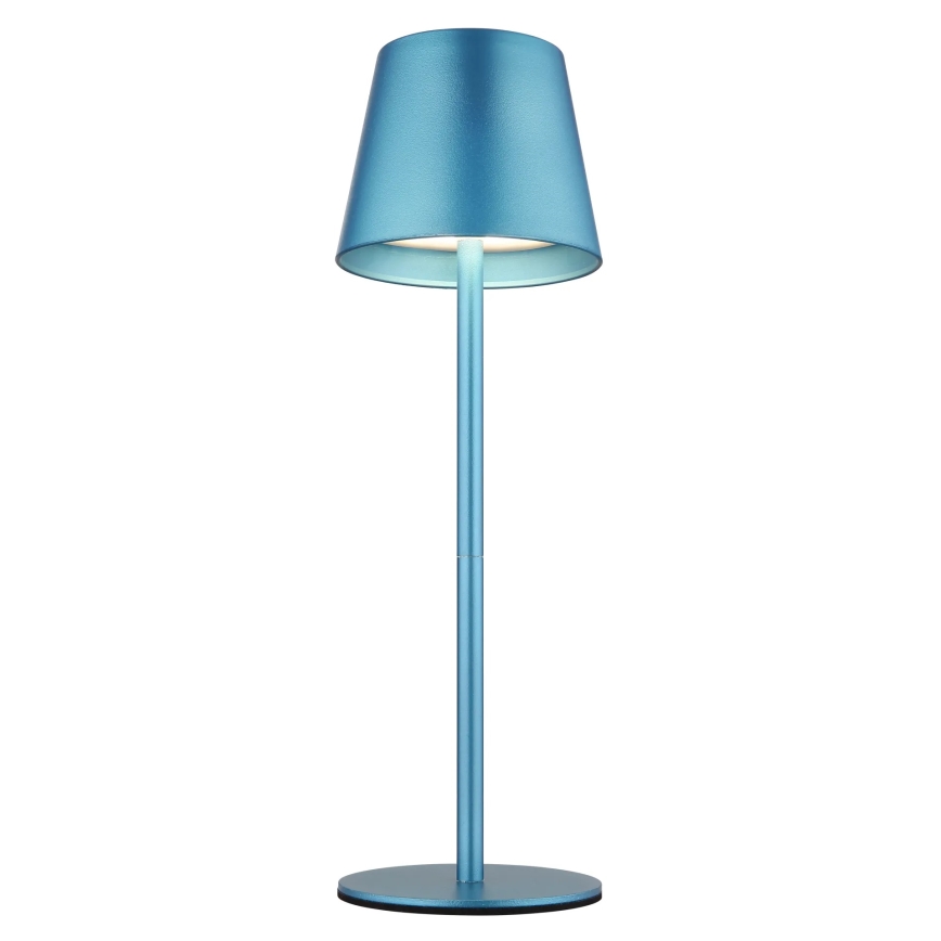 Globo - LED lampada da tavolo ricaricabile da esterno dimmerabile a tocco 3 in 1 LED/3W/5V 3000/4000/5000K IP54 1800 mAh blu