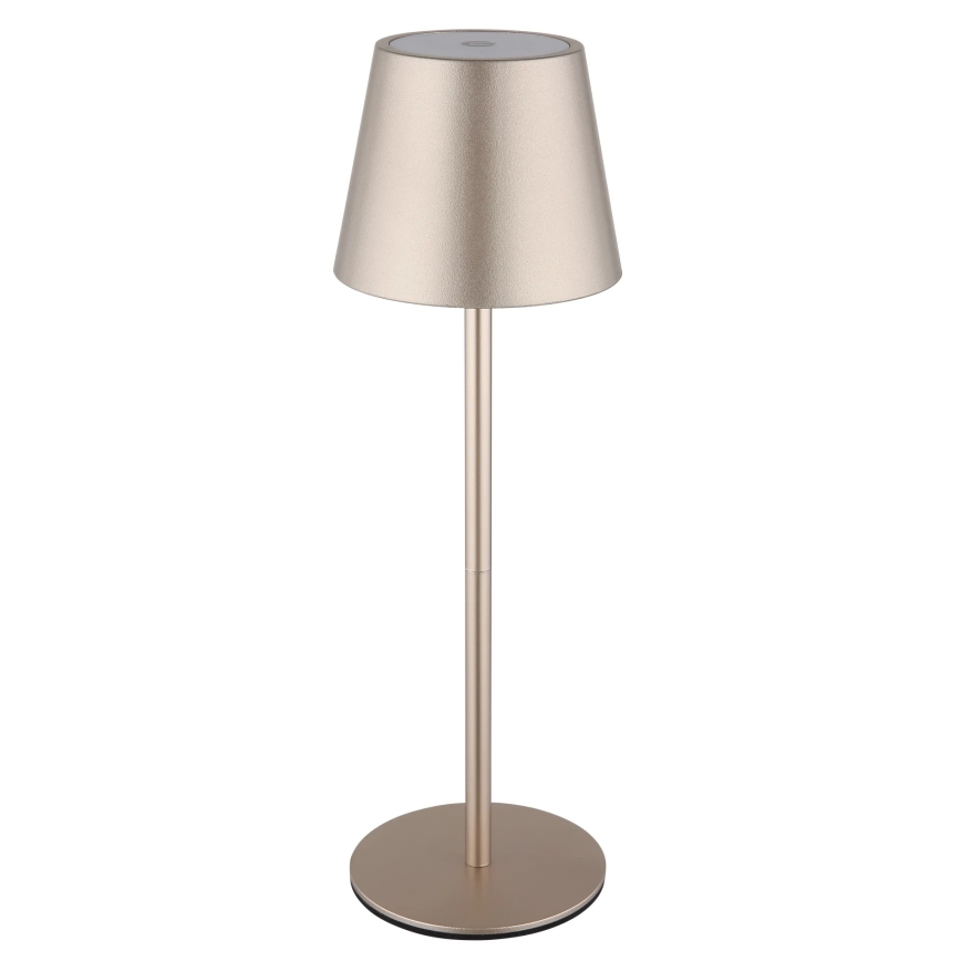 Globo - Lampada da tavolo da esterno ricaricabile dimmerabile con controllo touch 3 in 1 LED/3W/5V 3000/4000/5000K IP54 1800 mAh ottone