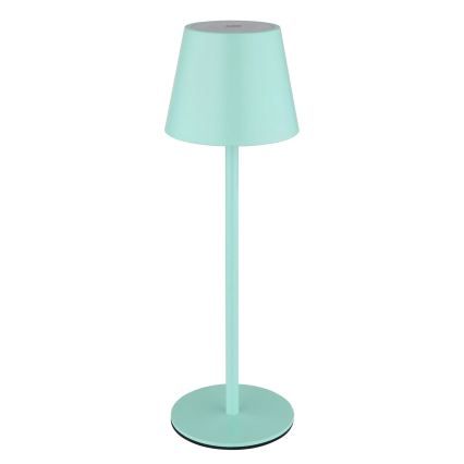 Globo - Lampada da tavolo LED ricaricabile da esterno dimmerabile con touch 3 in 1 LED/3W/5V 3000/4000/5000K IP54 1800 mAh verde menta