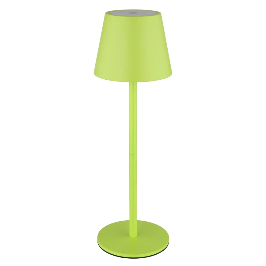 Globo - Lampada da tavolo LED ricaricabile per esterni 3 in 1 dimmerabile a sfioramento LED/3W/5V 3000/4000/5000K IP54 1800 mAh verde