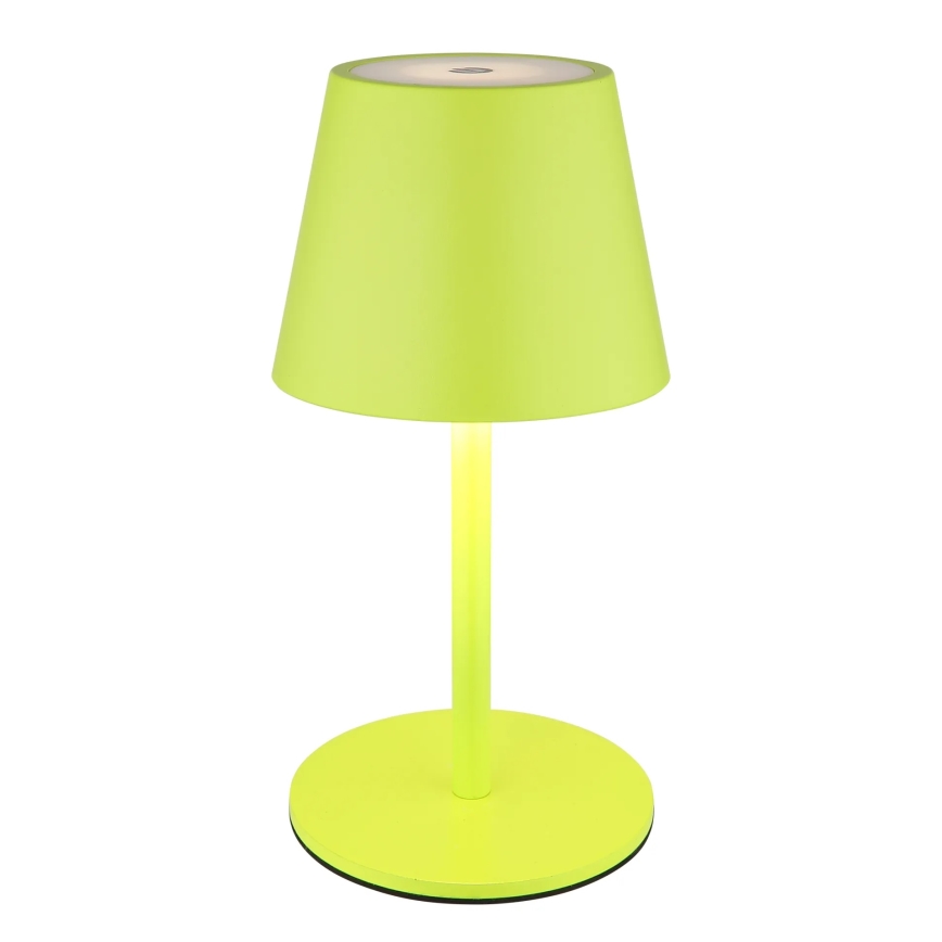 Globo - Lampada da tavolo LED ricaricabile per esterni 3 in 1 dimmerabile a sfioramento LED/3W/5V 3000/4000/5000K IP54 1800 mAh verde