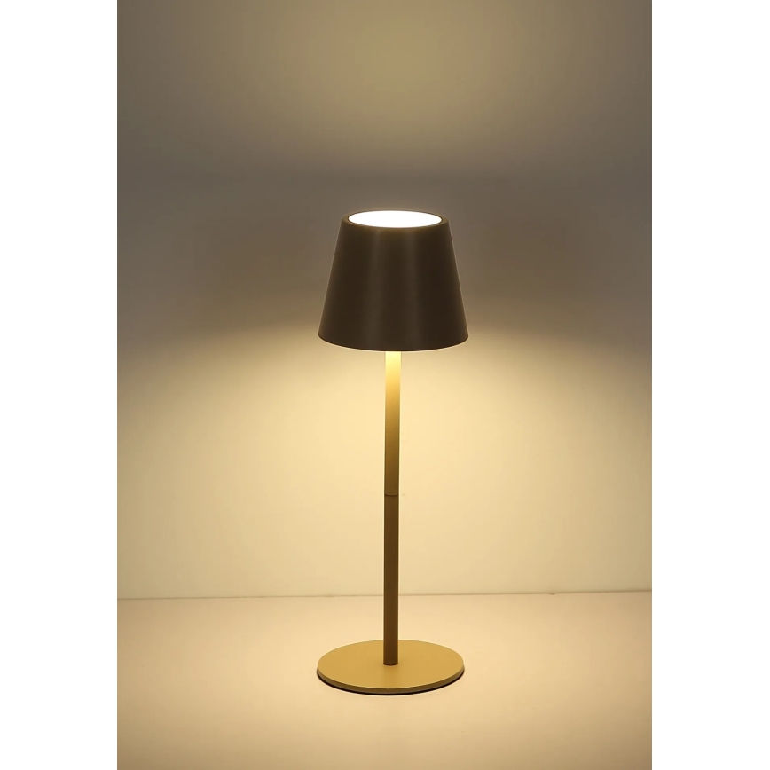 Globo - Lampada da tavolo LED ricaricabile a sfioramento e dimmerabile per esterni LED/3W/5V 3000/4000/5000K IP54 1800 mAh