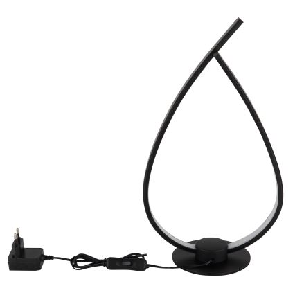 Globo - LED Lampada da tavolo LED/6W/230V nera