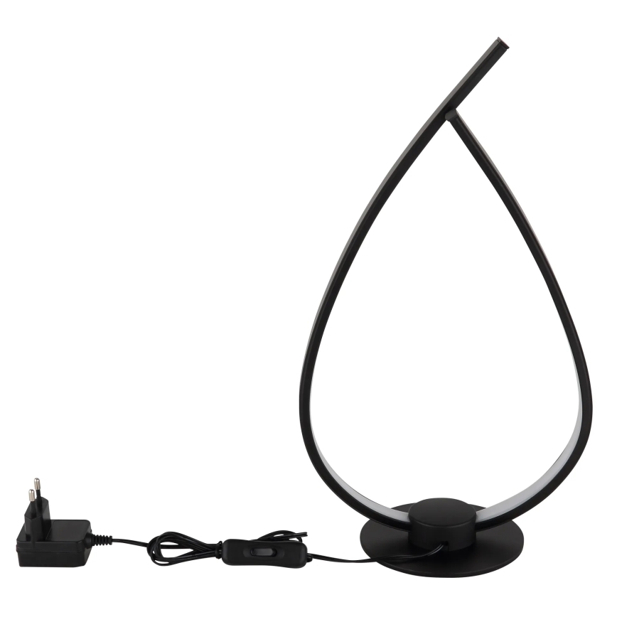 Globo - LED Lampada da tavolo LED/6W/230V nera