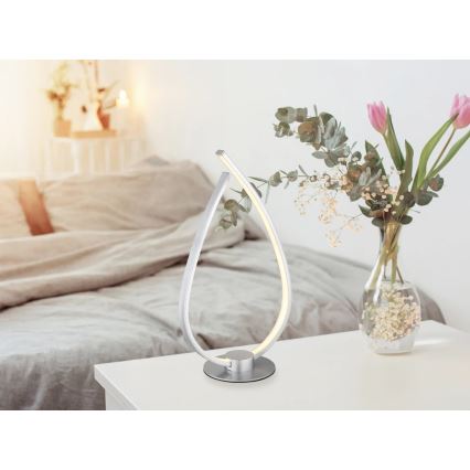 Globo - Lampada da tavolo LED/6W/230V argento