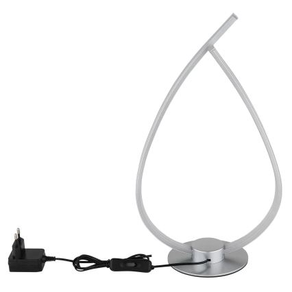 Globo - Lampada da tavolo LED/6W/230V argento