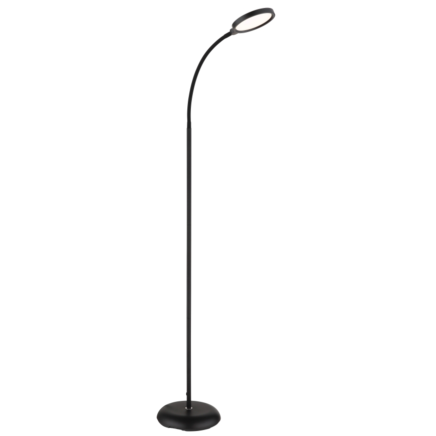 Globo - Lampada da terra dimmerabile a sfioramento LED/8W/230V 2700K/4000K/6500K nera