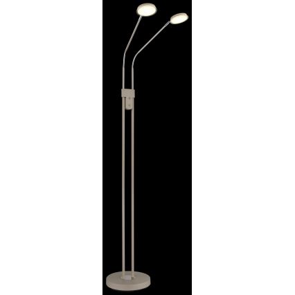 Globo - Lampada a piantana LED dimmerabile 2xLED/6,5W/230V 2700/3350/4000K beige