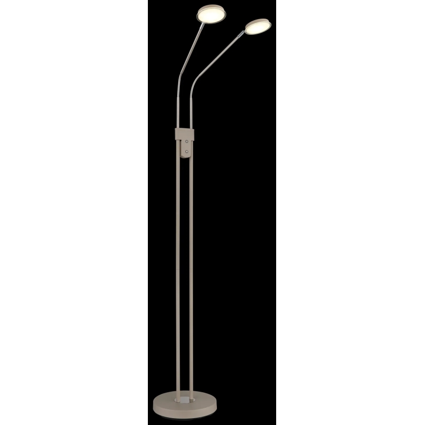 Globo - Lampada a piantana LED dimmerabile 2xLED/6,5W/230V 2700/3350/4000K beige