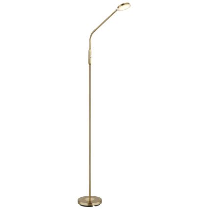 Globo - Lampada da terra dimmerabile a sfioramento LED/6,5W/230V 2700/3350/4000K ottone