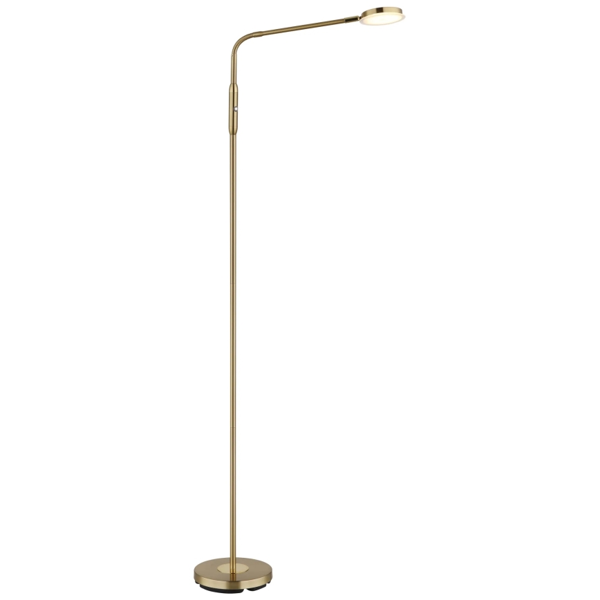 Globo - Lampada da terra dimmerabile a sfioramento LED/6,5W/230V 2700/3350/4000K ottone