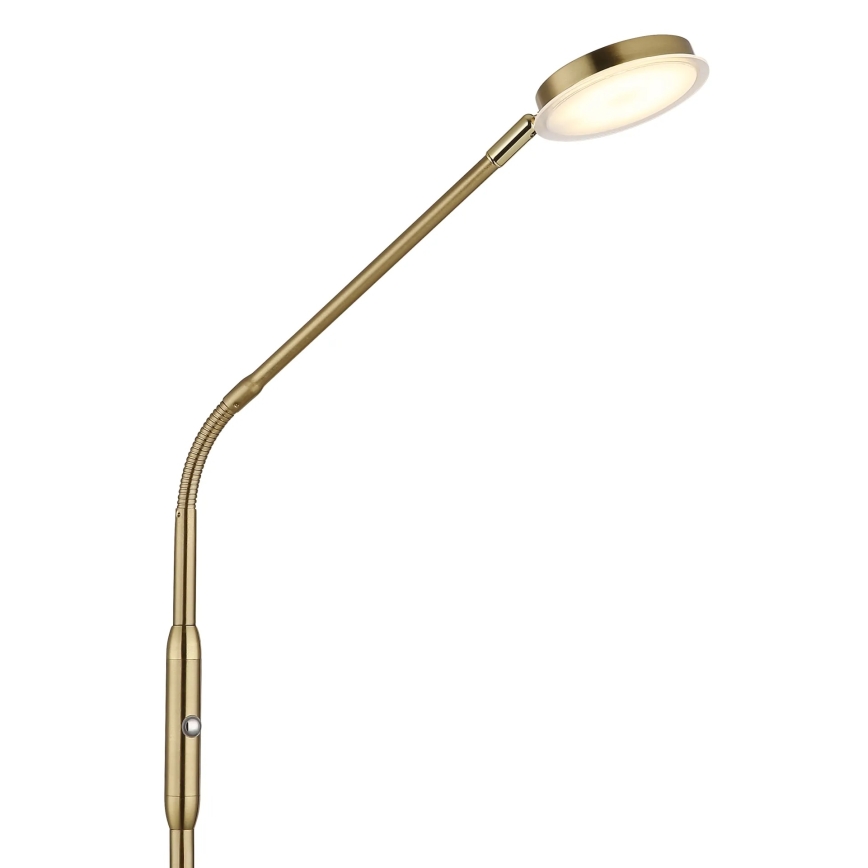 Globo - Lampada da terra dimmerabile a sfioramento LED/6,5W/230V 2700/3350/4000K ottone