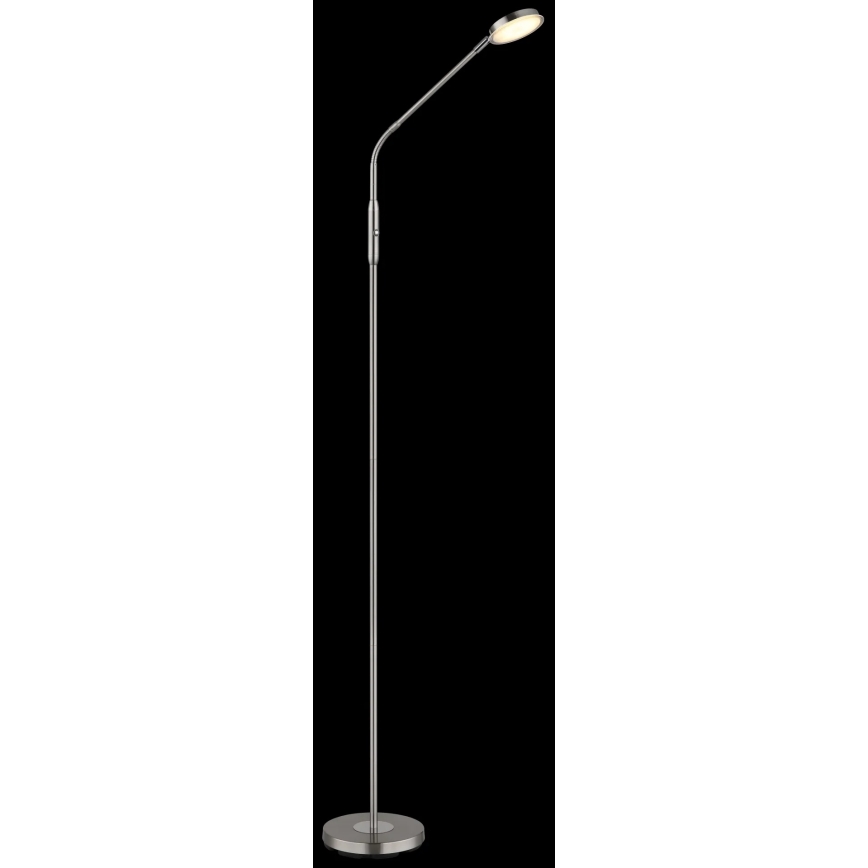 Globo - Lampada da terra dimmerabile a LED con controllo touch LED/6,5W/230V 2700/3350/4000K cromo opaco