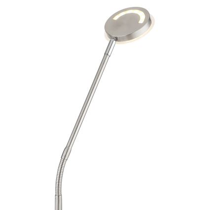 Globo - Lampada da terra dimmerabile a LED con controllo touch LED/6,5W/230V 2700/3350/4000K cromo opaco
