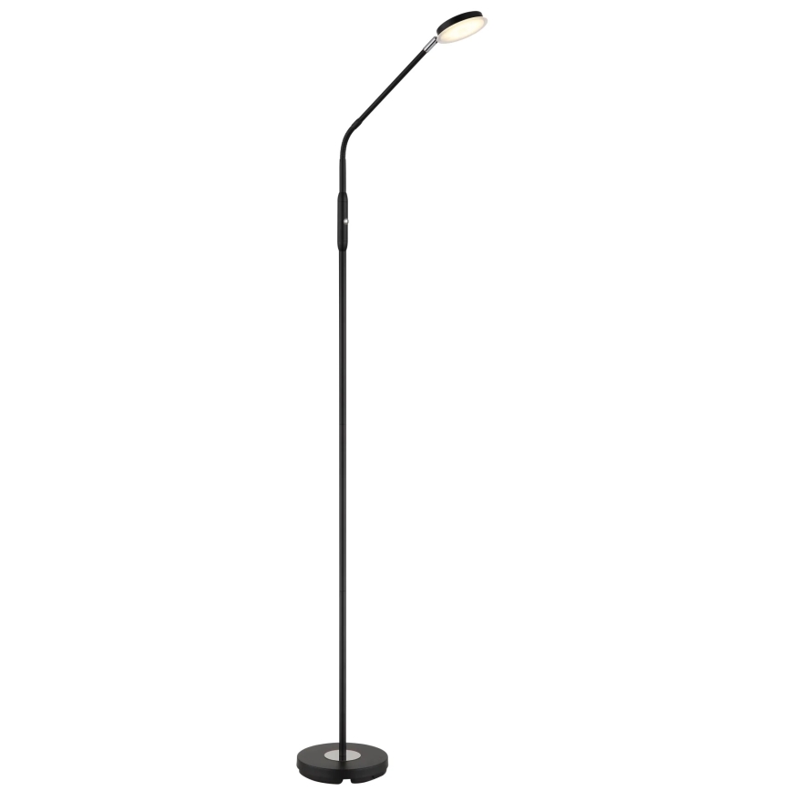 Globo - Lampada da terra touch dimmerabile a LED/6,5W/230V 2700/3350/4000K nero