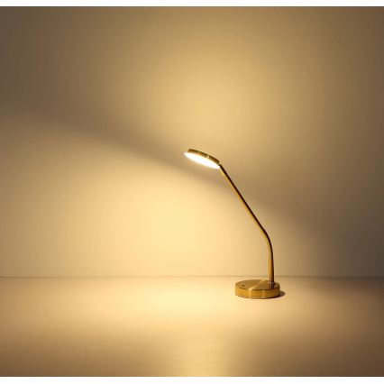 Globo - Lampada da tavolo dimmerabile con controllo touch a LED/6,5W/230V 2700/3350/4000K ottone