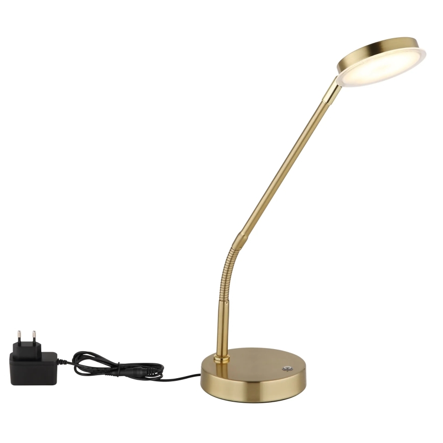 Globo - Lampada da tavolo dimmerabile con controllo touch a LED/6,5W/230V 2700/3350/4000K ottone
