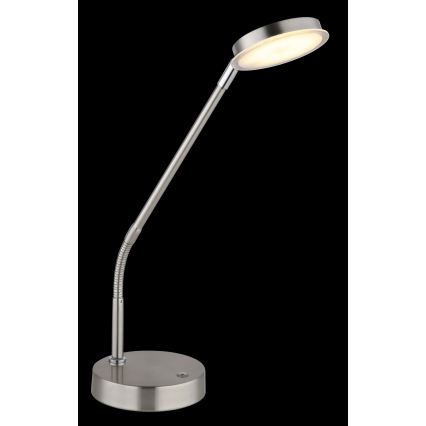 Globo - Lampada da tavolo dimmerabile a sfioramento LED/6,5W/230V 2700/3350/4000K cromo opaco