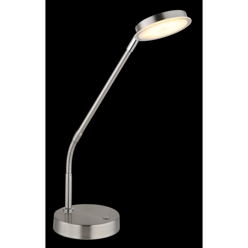 Globo - Lampada da tavolo dimmerabile a sfioramento LED/6,5W/230V 2700/3350/4000K cromo opaco