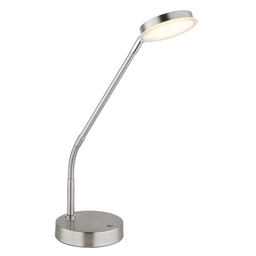 Globo - Lampada da tavolo dimmerabile a sfioramento LED/6,5W/230V 2700/3350/4000K cromo opaco