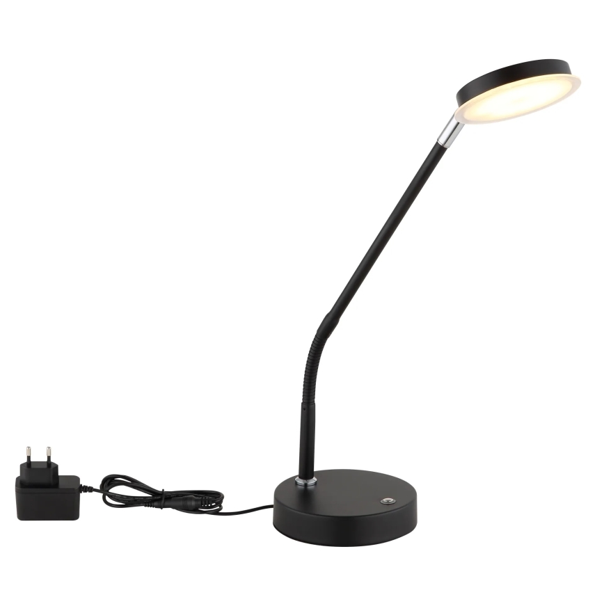 Globo - Lampada da tavolo dimmerabile a sfioramento LED/6,5W/230V 2700/3350/4000K nera