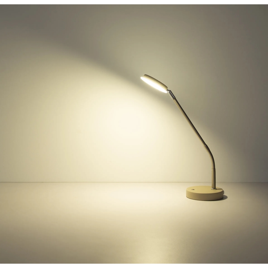 Globo - Lampada da tavolo dimmerabile a sfioramento LED/6,5W/230V 2700/3350/4000K beige