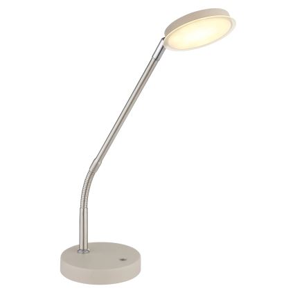 Globo - Lampada da tavolo dimmerabile a sfioramento LED/6,5W/230V 2700/3350/4000K beige