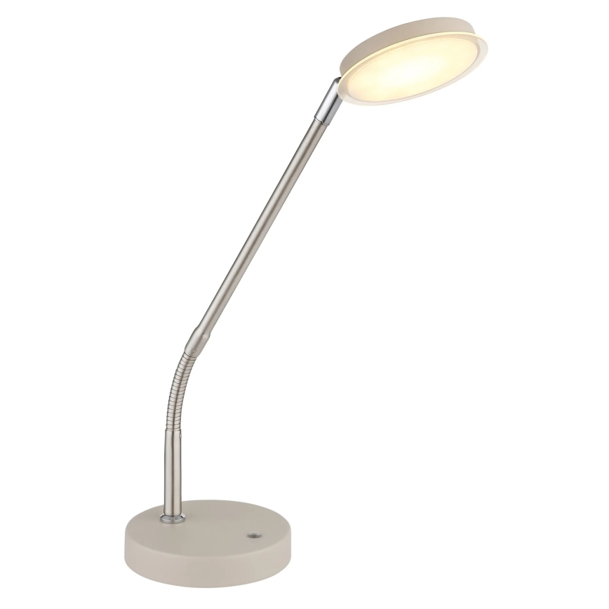 Globo - Lampada da tavolo dimmerabile a sfioramento LED/6,5W/230V 2700/3350/4000K beige