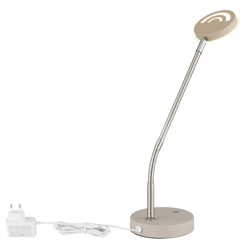Globo - Lampada da tavolo dimmerabile a sfioramento LED/6,5W/230V 2700/3350/4000K beige