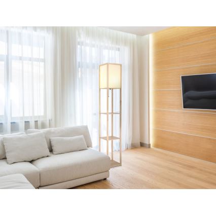 Globo - Lampada da terra 1xE27/60W/230V beige