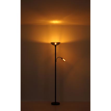 Globo - Lampada con piedistallo 1xE27/60W/230V + 1xE14/40W